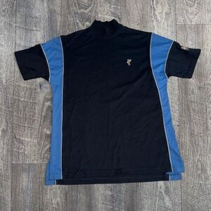 Ashworth Black and Blue Short Sleeve Polo